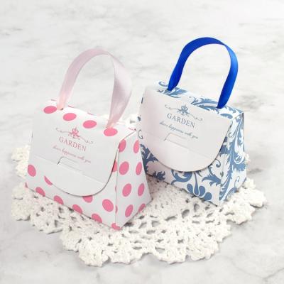 China Recyclable Gift Wedding Candy SBS Ivory Board Gift Packaging Bag for sale