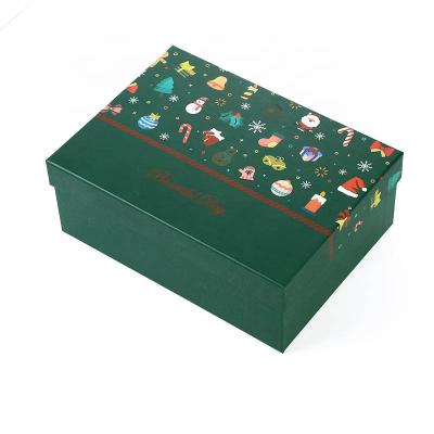 China Handmade Customized Christmas Gift Paper Box With Gift Bag Wholesale for sale