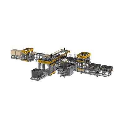 China Descending Building Material Stores Automatic Cuber System Model for sale