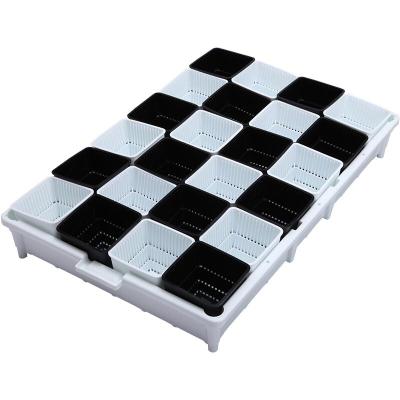 China Modern Plastic Thick Rectangular Pallet Plant Pot Planter Saucer Store Succulent Tray Flower Pot Storage Tray for sale