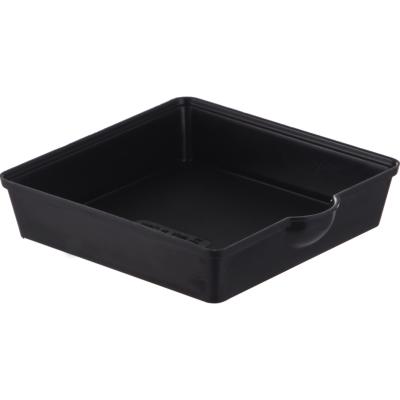 China Modern Plastic Meshpot Flat Tray Square Succulent Tray For Living Room Office Succulent Tray for sale