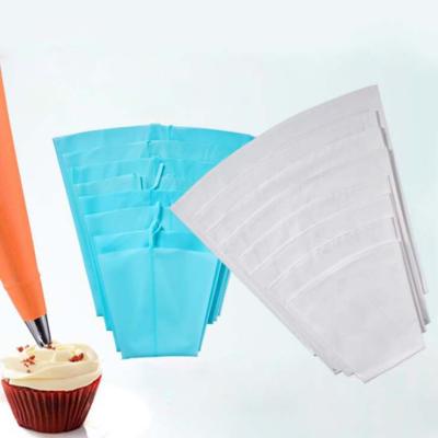 China Sustainable Cake Tool Cream Decorating Supplies Silicone Pastry Tubing Bags for sale