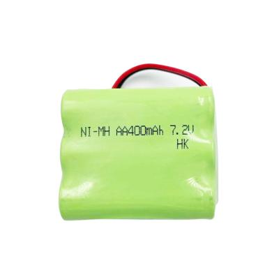 China Other 7.2V Nimh AA400mAh Emergency Light Rechargeable Battery Pack for sale