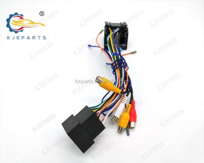 China Automobile 40Pin Connector With ISO Adapter Wiring For VW Car Stereo System for sale