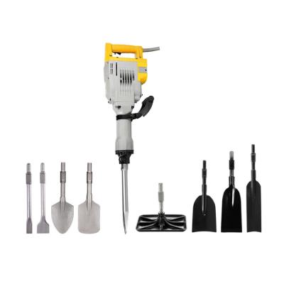 China Construction tools 1500/3000 W 95 multi-function portable demolition jack electric hammer with three shovels three digging shovel to two chisels for sale