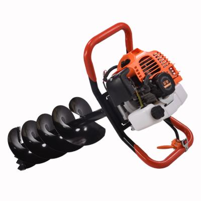 China New Design Small Top Quality 2 Strokes Handle Portable Earth Auger Post Hole Full Automatic Equipment Anti-Skid Excavation Digger Machine for sale