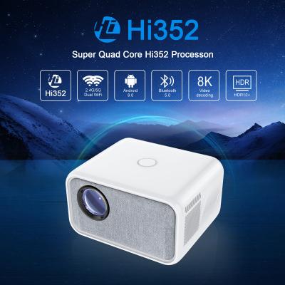 China Android 4K praktische T5 draagbare LED-projector, Multiscene mini-projector Te koop