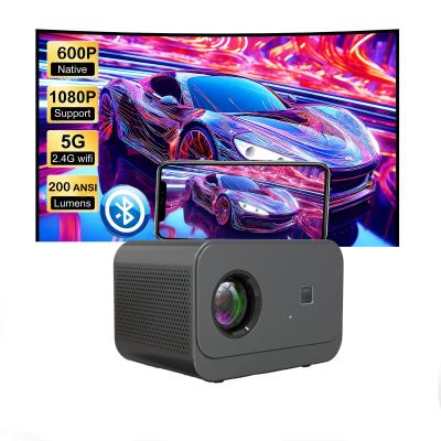 China 1024*600P New Product Electric Focus LED+LCD HDMI Projector 200 lumens For Home for sale