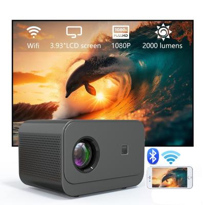 China Multi Function Electric Focus LED+LCD HDMI T300 Projector For Home Theater for sale