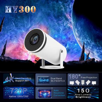 China Portable LCD HY300 Projector With 1280*720P Native Resolution 2.4G/5G/BT4.1 for sale