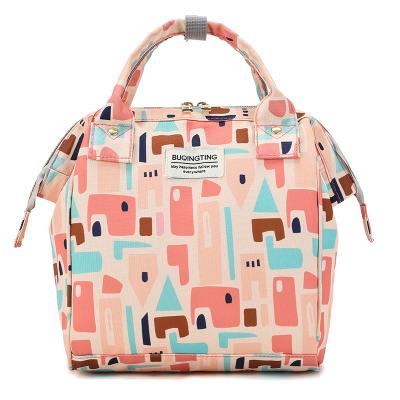 China 2022 new design waterproof mom waterproof bag customized colorful shoulder multi-function diaper bag for sale