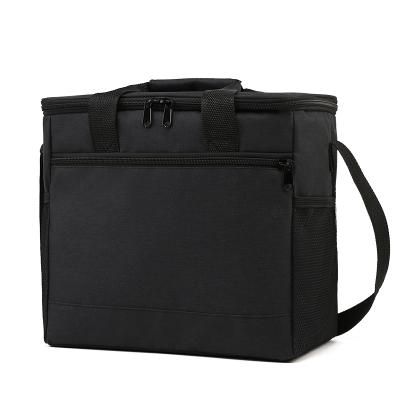 China Large Capacity Picnic Bags Durable Cheap Wholesale Waterproof Picnic Cooler Bag Zipper Tote Insulated Picnic Shoulder for sale