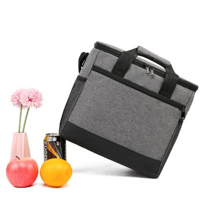 China Eco Insulation Aluminum Foil Cooler Polyester Durable Reusable Fitness Heavy Duty Custom Thermal Food Lunch Bag Insulated for sale