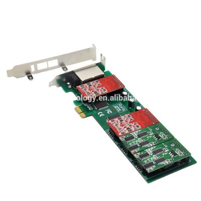 China Asterisk TDM800EL Home Analog PCI-E 8 FXO/FXS 2U Card Compatible with DIGIUM 8 FXO FXS PCI Port Card for sale