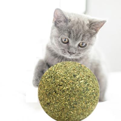 China Naturally Stocked Cat Mint Ball Catnip Ball Matatabi Cat Toys for sale