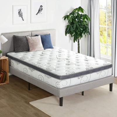 China Roll In A Box Sleep Top 12 Inch Euro Pocket Queen Box Spring Hotel Home Bed Mattress for sale