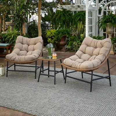 China Durable Outdoor Table Art Outdoor Leisure Garden Furniture Rattan And Chair Yard Iron Sofa for sale