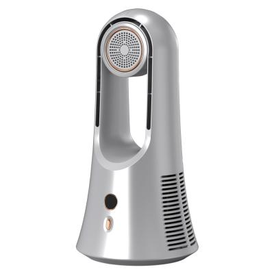 China English Operating Language USB Powered Desktop Fan Large Wind Aromatherapy Leafless Fan for sale