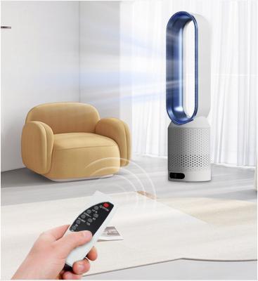 China Commercial Electric Tower Fan with Touch Screen Remote Control and Bladeless Design for sale