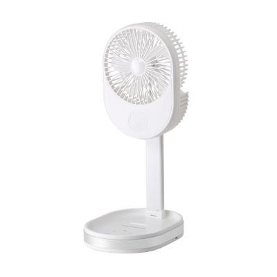 China 1500mAh Battery Capacity Household Portable Desktop Fan USB Charging Camping Folding Fan for sale