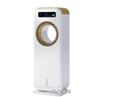 China Personal Mobile Water Air Conditioner With Remote Control and Leafless Mist Spray Fan for sale