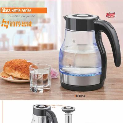 China Stylish Electric Glass Kettle for Household Style Electric Kettle Inner Coating Glass for sale