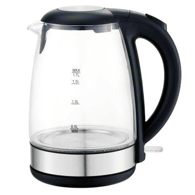 China NO App-Controlled Electric Glass Kettle for Hotel 50/60Hz Rate App-Controlled for sale