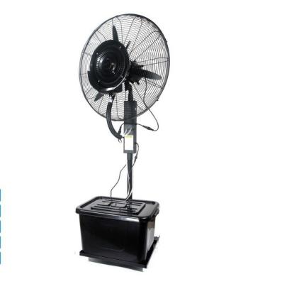 China Electric Industrial Fan Stand Floor Humidifier Air Cooling Standing Spray Water Mist Fan for sale