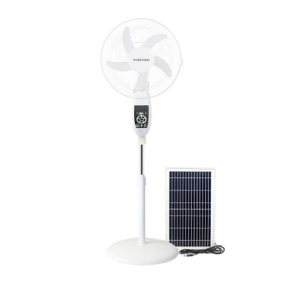 China High Speed Solar Rechargeable DC Fans with Remote Control and 16 inch Electric Stand Fan for sale