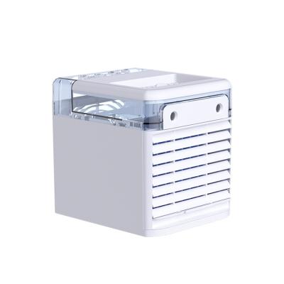 China Mini USB Mobile Small Water-Cooled Air Conditioner with 3-Speed Fan and Water-Cooling for sale