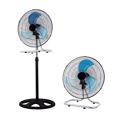 China NO App-Controlled 18 Inch Industrial Standing Fan Metal Blade Pedestal 3 in 1 Stand Fan for sale