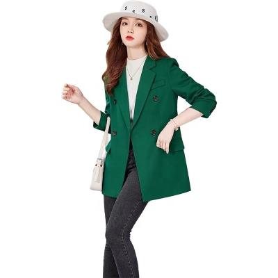 China Breathable 2022 Coats Suit For Women Solid Color Ladies Blazers Tour-collar Blouse Formal Women Coat Elegant Suit Blazer for sale