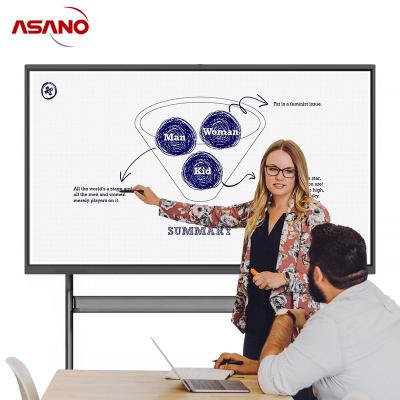 China Business T-C265I 65 Inch Android 9.0 Smart Digital Multi Blackboard Factory ASANO For Business With Best Price Uhd Interactive Led Panel for sale