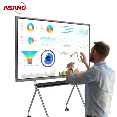 China Business T-C286I 86 Inch Android Smart Whiteboard Interactive Digital ASANO Whiteboard Interactive Digital Board For Classroom for sale