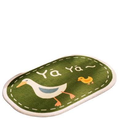 China Home Floor Mats Absorbent Rugs Non-Slip Washable Cute Cartoon Foot Pads Entrance Mat Tapetes For Bathroom Toilet Kitchen for sale