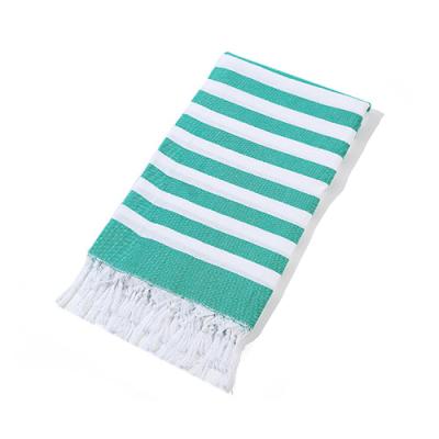 China Towel Turkish Cotton Beach Tassel Stripe Stripe Beach Camping Sauna Gym Swimming Pool Blanket Surgery Cloth 100x180cm for sale