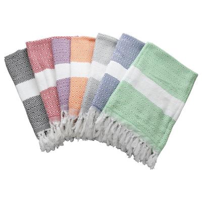 China Turkish Home Sports Sauna Bath Towel With Tassel Extra Large Terry Cloth Adult Beach Towel Soft Peshtemal Women Winter Scarf for sale