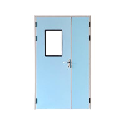 China Service one-stop high quality swing solution steel door for laboratory clean room hospital pharmaceutical aluminum framed door for sale