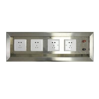 China Five-position Five-position operating room stainless steel power socket box outlet for sale