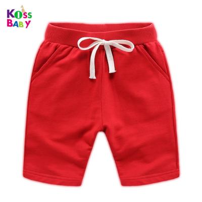 China Breathable Little Boys Girls Refine Casual Drawstring Jogger Pants Boy Kids Elastic Jogger Shorts for sale