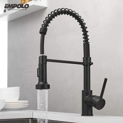 China Modern Suppliers Taps Kitchen Sink Faucets Mixer Tap Pull Down Matte Black Kitchen Faucet for sale