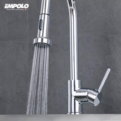 Κίνα Modern cUPC UPC 61-9 NSF Pull Out Kitchen Sink Mixer Tap Flexible Brass Faucet For Kitchen Sink προς πώληση