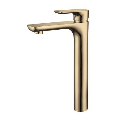 Cina Modern High Quality Gold Finish Basin Mixer Tap Modern Basin Toilet Faucet Bathroom in vendita