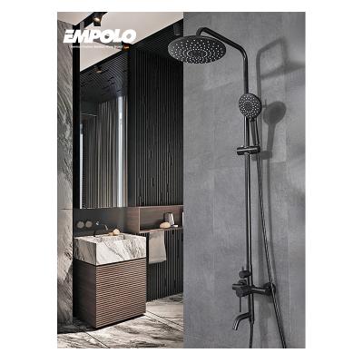 China Popular Sliding Bar Sale 3 Functions Faucet Value Rain Shower Being Set With Rainfall Shower Head for sale