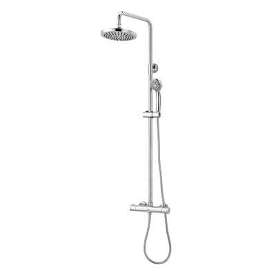 Китай With Slide Bar Matte Black UK Style Approved Rain Shower Mixer Tap Set Thermostatic Faucet Taps Thermostatic Shower продается