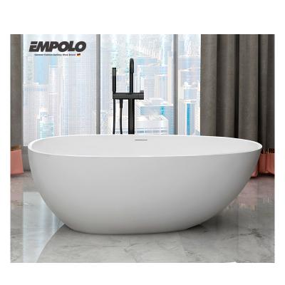 Cina Hotel Joint Modern American Standard Freestanding Project Bathroom Artificial Stone One Person Soaking CUPC Bathtub Bathtub in vendita