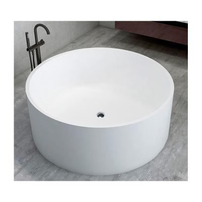 Cina Seamless Joint Artificial Solid Stone 1.7m Outdoor Bathtub Free Standing Bathtub Stone in vendita