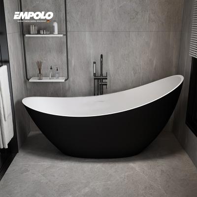 Chine Seamless Joint Artificial Bathtubs Mini Bath Tub Freestanding Chinese Stone Teen Freestanding Marble Soaking Tub à vendre