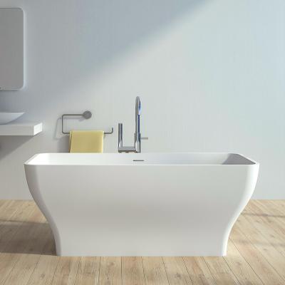 Chine Fashion Seamless Bathtubs Stone Bathtubs Joint White Artificial Freestanding Bathroom Tub Durable Bathtub à vendre