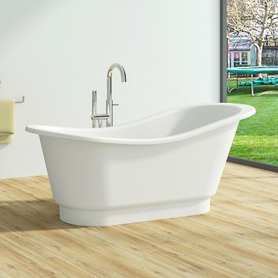 China Unique seamless luxury common bathroom transparent deep whirlpool rectangle villa bathtubs for sale for sale